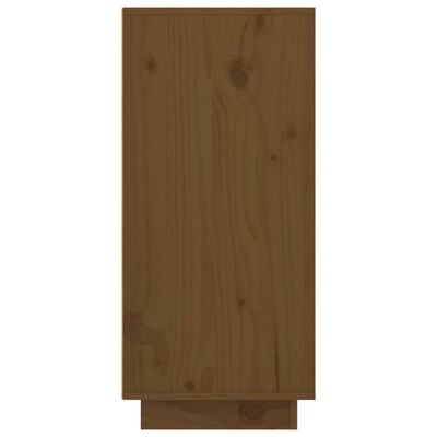 vidaXL Servantă, maro miere, 111x34x75 cm, lemn masiv de pin