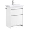 vidaXL Set de mobilier pentru baie Alb 61 x 40 x 84,5 cm