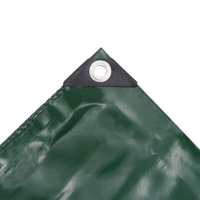 vidaXL Prelată, verde, 1,5 x 10 m, 650 g / m²