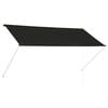 vidaXL Copertină retractabilă, antracit, 250 x 150 cm