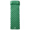 vidaXL Saltea de camping gonflabilă, cu pernă, 1 persoană, verde