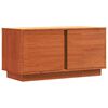 vidaXL Cabinet TV Maroniu cerat 80 x 35 x 40,5 cm Lemn de pin masiv