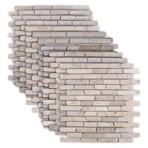 vidaXL Plăci de mosaic Crem 30 x 30 cm Marmură