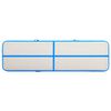 vidaXL Saltea gimnastică gonflabilă cu pompă albastru 700x100x20cm PVC