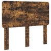 vidaXL Cadru de pat Stejar fumuriu 135 x 190 cm Lemn de pin masiv