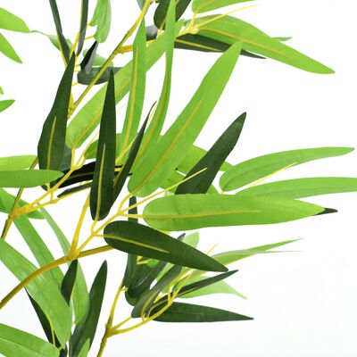 vidaXL Plantă bambus artificial cu ghiveci 175 cm, verde