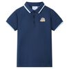 vidaXL Tricou polo pentru copii, albastru &icirc;nchis, 116