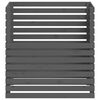 vidaXL Compostor, gri, 100x100x102 cm, lemn masiv de pin