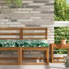 vidaXL Perna pentru canapea de exterior Model cu frunze 60 x 60 x 8 cm