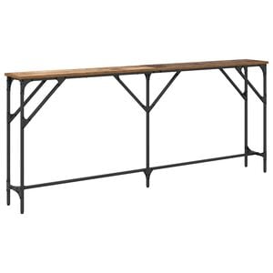 vidaXL Masă de consolă Lemn Vechi 180 x 23 x 75 cm