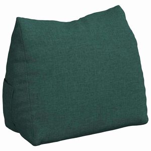 vidaXL Perna pentru spate Verde &icirc;nchis 45 x 20 x 35 cm țesătură
