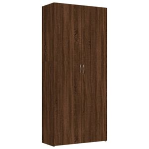 vidaXL Pantofar, stejar maro, 80x35,5x180 cm, lemn prelucrat