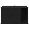 vidaXL Casa pentru pisici Negru 85 x 55 x 50 cm Lemn compozit