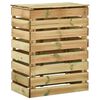 vidaXL Compactor de grădină cu lamele Verde 110 x 58 x 113 cm