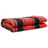 vidaXL Material de &icirc;nlocuire pentru copertină Portocaliu și negru