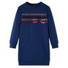 Rochie hanorac pentru copii, bleumarin, 116