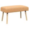 vidaXL bancă Simplu Bej 80 x 40 x 46 cm Boucl&eacute;