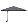 vidaXL Parasol de Grădină Manual Antracit 248 x 248 x 148 cm