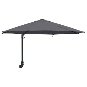 vidaXL Parasol de Grădină Manual Antracit 248 x 248 x 148 cm