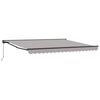 vidaXL Cadru de copertină Gri deschis 400 &times; 300 cm
