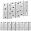 vidaXL Hinge 24 buc. 89 x 54 x 5 mm Argintiu Oțel