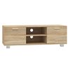 vidaXL Comodă TV, stejar sonoma, 120x40,5x35 cm, lemn prelucrat