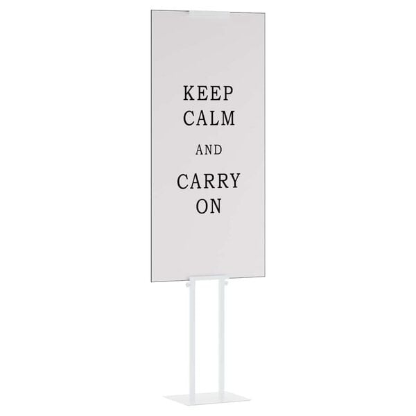 vidaXL Panouri pentru T&acirc;rguri 2 pcs Alb 30 x 23,5 x 210 cm Oțel