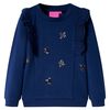 vidaXL Bluzon pentru copii, bleumarin, 128