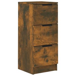 vidaXL Dulap, stejar fumuriu, 30x30x70 cm, lemn prelucrat