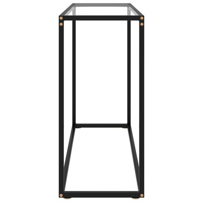 vidaXL Masă consolă, transparent, 100x35x75 cm, sticlă securizată