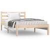 vidaXL Cadru de pat single, 90x190 cm, lemn masiv de pin