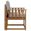 vidaXL Set de canapele de exterior Lemn solid de Acacia și Textilene
