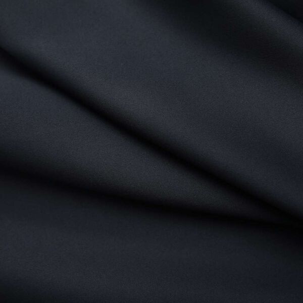 vidaXL Draperii opace cu c&acirc;rlige, 2 buc., negru, 140 x 225 cm