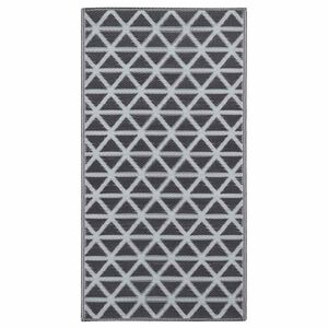 vidaXL Covor de exterior, ARAKIL negru, 120x180 cm, PP