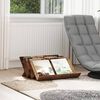 vidaXL Raft pentru reviste Lemn vechi 65 x 53 x 28,5 cm Lemn compozit