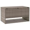 vidaXL Cutie de perne de exterior gri 100x55x55,5 cm Poly Rattan