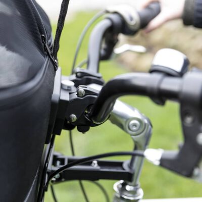 TRIXIE Coș bicicletă frontal animale de companie, negru, 41x47x29 cm