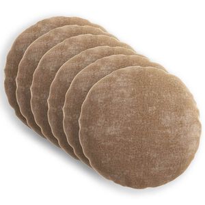 vidaXL Husă pentru pernă 6 buc. HEERLEN Maro &Oslash; 60 cm Țesătură Chenille