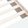 vidaXL Cadru de pat, alb, 150x200 cm, lemn prelucrat