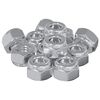 vidaXL Nucă 12 buc. Argintiu M6 x 10 mm Fier