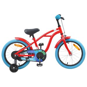 vidaXL Bicicletă pentru Copii 16 Inci pentru 4-6 ani Roșu