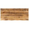 vidaXL Blat de masă margine naturală, 140x60x3,8 cm, lemn masiv mango