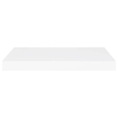 vidaXL Rafturi de perete suspendate, 2 buc., alb, 60x23,5x3,8 cm, MDF