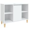 vidaXL Dulap de chiuvetă, alb, 80x33x60 cm, lemn prelucrat