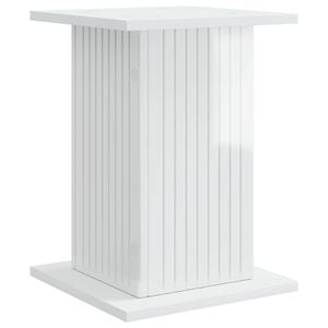 vidaXL Suport pentru plante Alb foarte lucios 30,5 x 30 x 43 cm