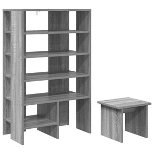 vidaXL Dulap pentru pantofi 2 buc. 62 x 35 x 100 cm Lemn prelucrat
