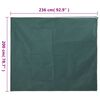 vidaXL Protecție de fleece pt plante, cu fermoar, 70 g/m&sup2;, 2,36x2 m