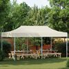 42507 vidaXL Foldable Tent Pop-Up 3x6 m Cream White