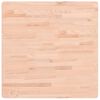 vidaXL Blat de masă pătrat, 70x70x2,5 cm, lemn masiv de fag