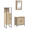 vidaXL Set de mobilier pentru baie 3 buc. Maro 60 x 30 x 60 cm